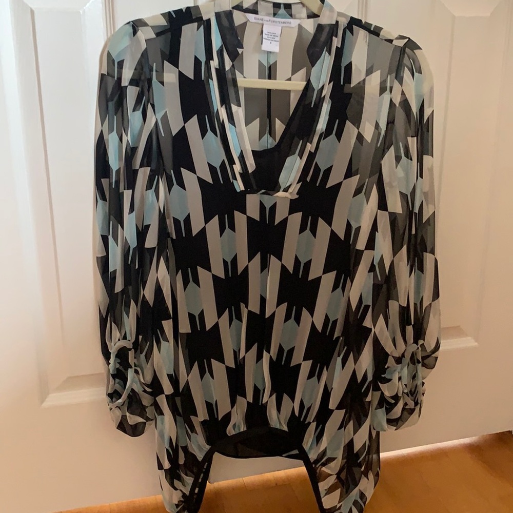 Diane von Furstenberg silk top